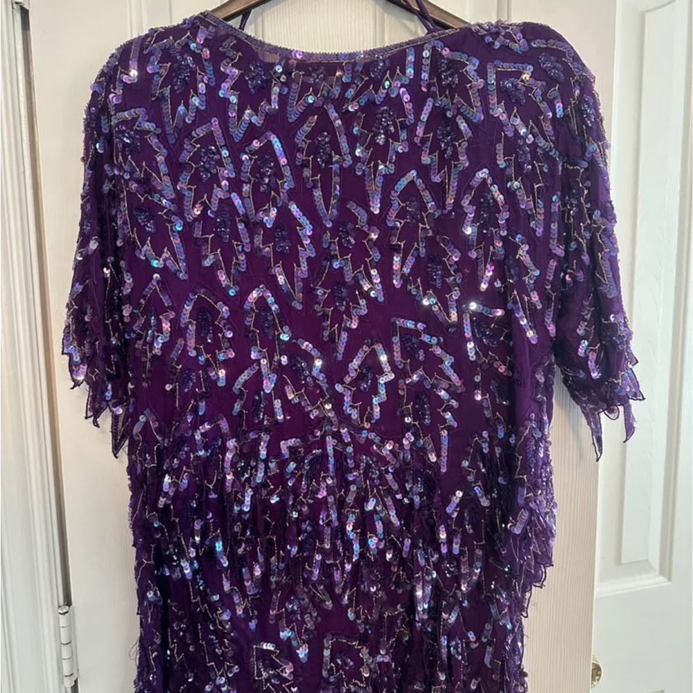 Scala Violet Silk Dress